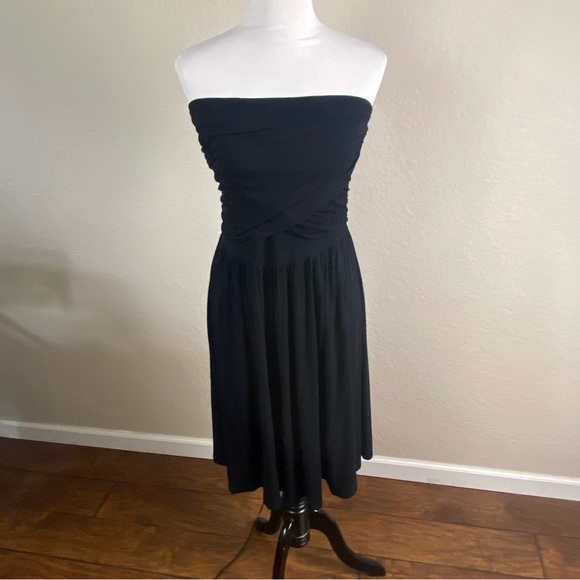 Design History Dresses & Skirts - Design History Black Strapless Dress XL